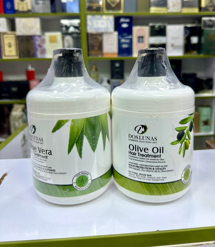 ماسک مو داس لوناس Dos Lonas آلوئهورا و روغن زیتون